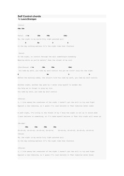 Self Control chords
 by Laura Branigan
[Intro]
F#m C#m
 
Verso1  (F#m         C#m       F#m               C#m)
Oh, the night