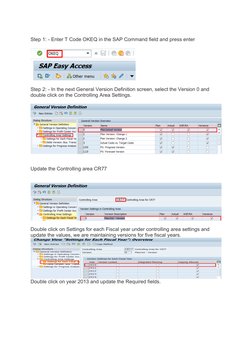 Okkp Tcode In Sap Configuring Controlling Area in SAP CO | PDF | Cost | Icon (Computing)