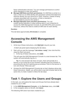 Lab 1: AWS IAM Introduction Guide | PDF | Amazon Web Services | World ...