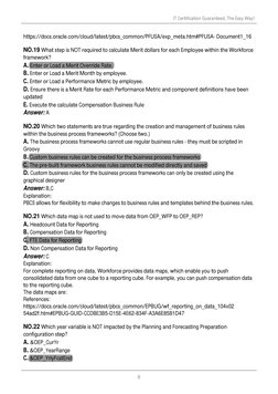 https://docs.oracle.com/cloud/latest/pbcs_common/PFUSA/exp_meta.htm#PFUSA- Document1_16
NO.19 What step is NOT required to ca