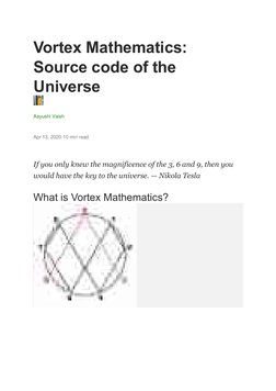 Vortex Math Code Understanding Vortex Mathematics | PDF | Soul | Universe