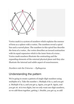 Vortex Numerals Understanding Vortex Mathematics | PDF | Soul | Universe