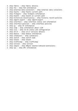 Cisco ACI CLI Command Reference Guide | PDF | Internet Protocols ...