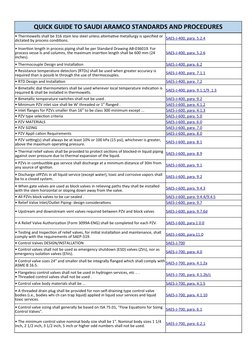 Saudi Aramco Standards Overview | PDF | Pipe (Fluid Conveyance) | Valve