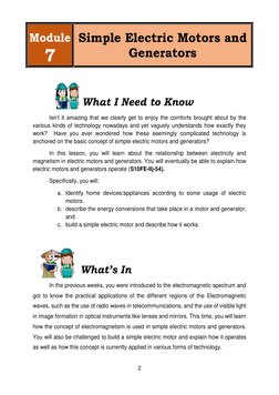 2 
 
 
             
 
 
 
What I Need to Know 
Isn’t it amazing that we clearly get to enjoy the comforts brought about by t