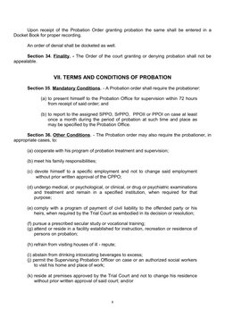 Omnibus Rules on Probation Procedures | PDF | Probation | Probation Officer