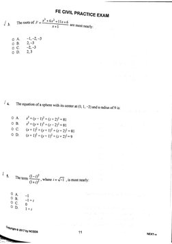 FE Civil Practice Exam | PDF