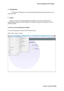 TAFJ Guide for Eclipse Users | PDF | Eclipse (Software) | Computer File