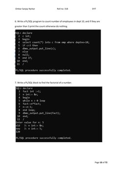Omkar Sanjay Narkar                                           Roll no: 318                                               SYI