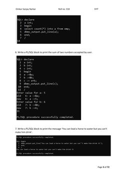 Omkar Sanjay Narkar                                           Roll no: 318                                               SYI