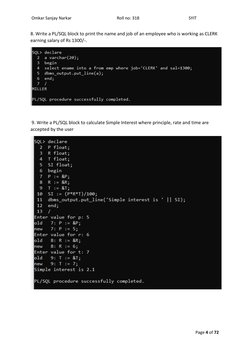 Omkar Sanjay Narkar                                           Roll no: 318                                               SYI