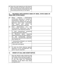 LFAR Format for Bank Audit 2025 | PDF | Auditor's Report | Debits And ...