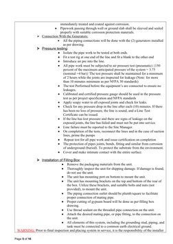 Diesel Generator Fuel System Method Statement | PDF | Pipe (Fluid ...