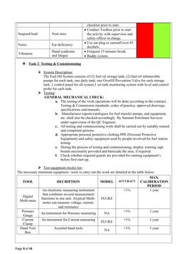 Diesel Generator Fuel System Method Statement | PDF | Pipe (Fluid ...