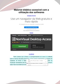 2 
 
Material didático acessível com a 
utilização dos softwares 
 
Google Chrome  (https://www.google.com.br/chrome/browse