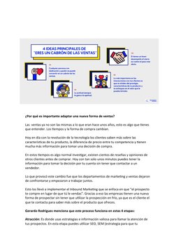 ¿Por qué es importante adaptar una nueva forma de ventas?
Las  ventas ya no son las mismas a lo que eran hace unos años, e