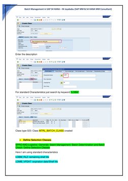 SAP Batch Management Process Overview | PDF | Inventory | Shelf Life