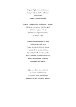 Ninguna religión podrá cambiar tu ser
la sangre de Jesús solo lo puede hacer
//ríndete a Él//
Ríndete a Cristo y salvo serás