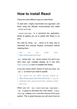 React Beginner's Handbook by Flavio | PDF | Java Script | Html