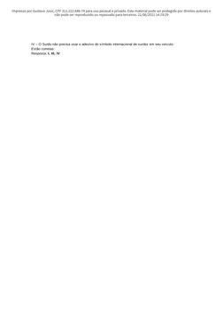 Impresso por Gustavo Josic, CPF 311.222.688-74 para uso pessoal e privado. Este material pode ser protegido por direitos auto