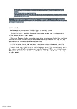 Internal Use--Confidential
India. It is 4% per annum and all commercial banks have to pay this rate on saving bank 
account
T