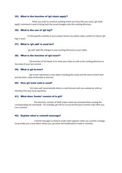 Essential Git Interview Questions | PDF | Version Control | Computer Data