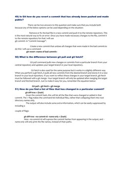 Essential Git Interview Questions | PDF | Version Control | Computer Data
