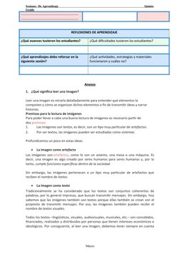 Sesiones  De Aprendizaje