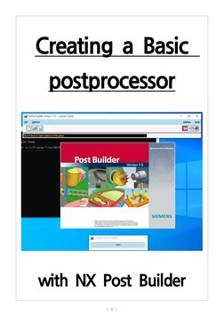 Basic NX Post Processor Creation Guide | PDF | Parameter (Computer ...