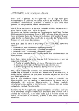3 
 
 
. INTRODUÇÃO: como vai funcionar este guia 
  
 
Lidar com o pe