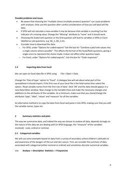 4 
 
Possible problems and issues 
• 
Be aware that choosing the “multiple choice (multiple answers) question” can cause prob