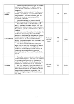 Zoo Animals Lesson Plan for Grade 3 | PDF | Lesson Plan | Education Theory
