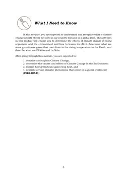 Science: Quarter 3 - Module 5: Climate Change | PDF | Greenhouse Gas ...