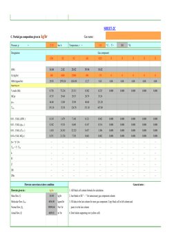 SHEET-2C
        Gas name :
 Pressure, p                    =
27.55
bar A 
 Temperature, t    =
110
383
 Designation
Gas comp