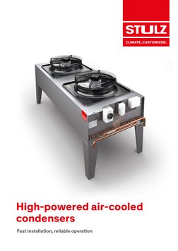 High-powered air-cooled  
condensers
Fast installation, reliable operation
