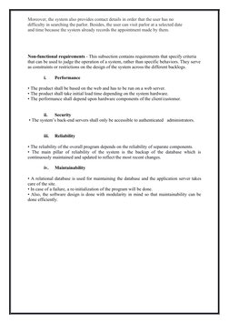 Moreover, the system also provides contact details in order that the user has no 
difficulty in searching the parlor. Besides