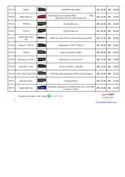 TP-019
80 Bits
4D HB20 80 Bits (ID60)
 R$  25,00  R$    18,00 
TP-020
Handy Baby red
Super Chip para uso na Handy Baby