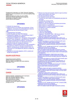 Predisposición telemática con TGW (Telematic GateWay):
plataforma para la suscripción de los servicios Optifleet Map,
Check,