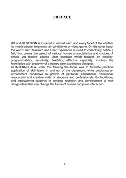 UX/UI Design Internship Report at Internshala | PDF | User Interface ...
