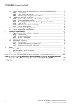 ISO 9001:2015 (traducción oficial) 
iv 
Traducción Oficial/Official translation/Traduction officielle 
©ISO 2015 - Todos los