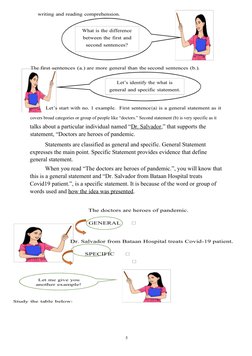 General vs Specific Statements Guide | PDF | Sentence (Linguistics) | Rose