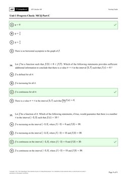AB SG Unit 1 Progress Check MCQ Part C | PDF | Function (Mathematics ...