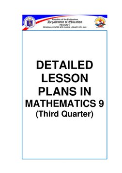 i 
 
 
 
 
 
 
 
 
 
 
 
 
 
 
 
 
 
 
 
 
 
 
 
 
 
 
 
 
 
 
 
 
 
 
 
 
 
 
 
 
 
 
 
DETAILED 
LESSON 
PLANS IN 
MATHEM