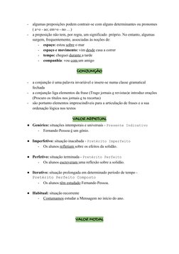 -
algumas preposições podem contrair-se com alguns determinantes ou pronomes
( a+o - ao; em+o - no …)
-
a preposição não tem,