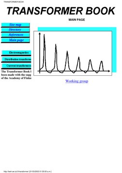 The Transformer Book has
been made with the support
of the Academy of Finland
MAIN PAGE
Working group
TRANSFORMER BOOK
http:/