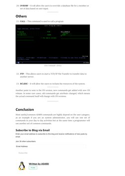 23 Most Common AS400 Commands - AS400 ISeries | PDF | Ibm Rpg | Computing