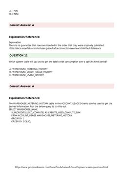 SnowPro Advanced Data Engineer Exam Guide | PDF | Subroutine | Computer ...