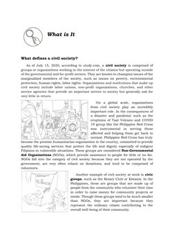 Civil Society and Social Movements in PH | PDF | Non Governmental ...