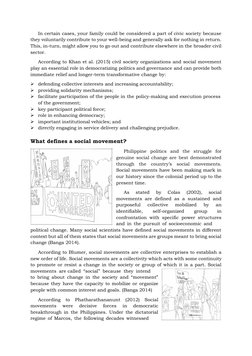 Civil Society and Social Movements in PH | PDF | Non Governmental ...