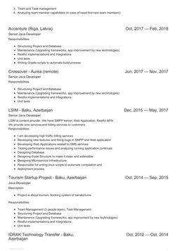 Sarkhan Rasullu: Senior Java Developer | PDF | Web Application ...